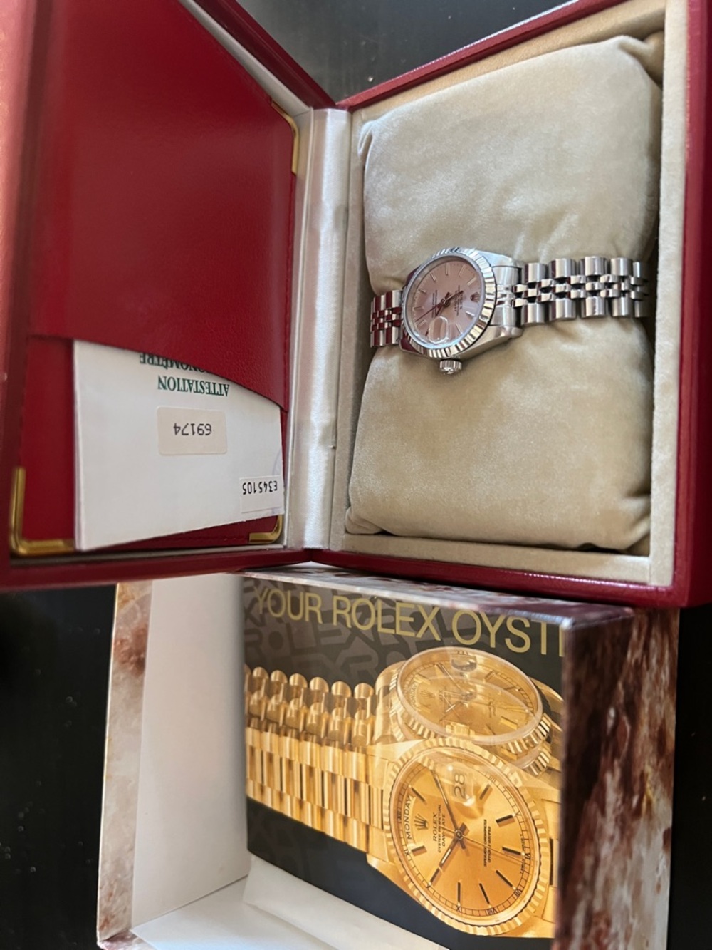Rolex oyster perpetual date just watch 69174